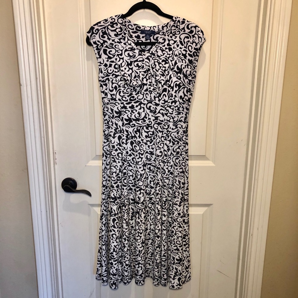 Black and white dress size small